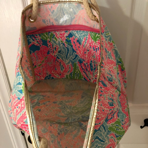Lily Pulitzer beach bag - Picture 3 of 4
